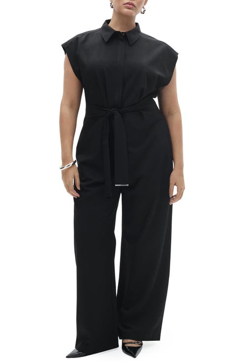 Tie Belt Jumpsuit (Regular & Plus)