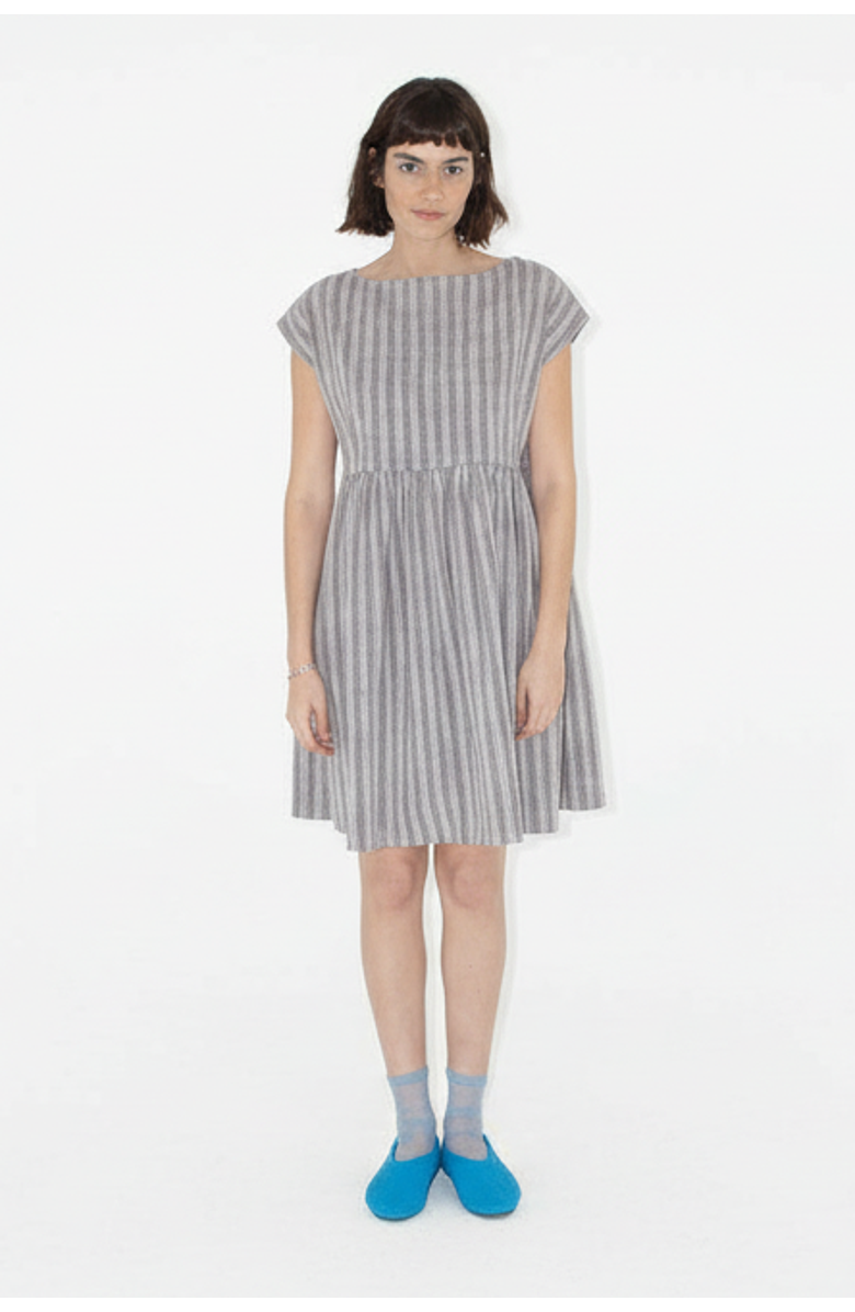 Ace & Jig Float Slit-neck Mini Dress, Main, color, Scribble