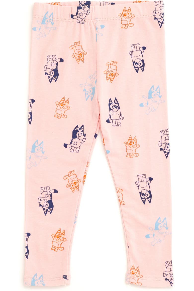 2-Piece Long Sleeve Tee and Leggings Set, Alternate, color, Sky Blue Light Pink
