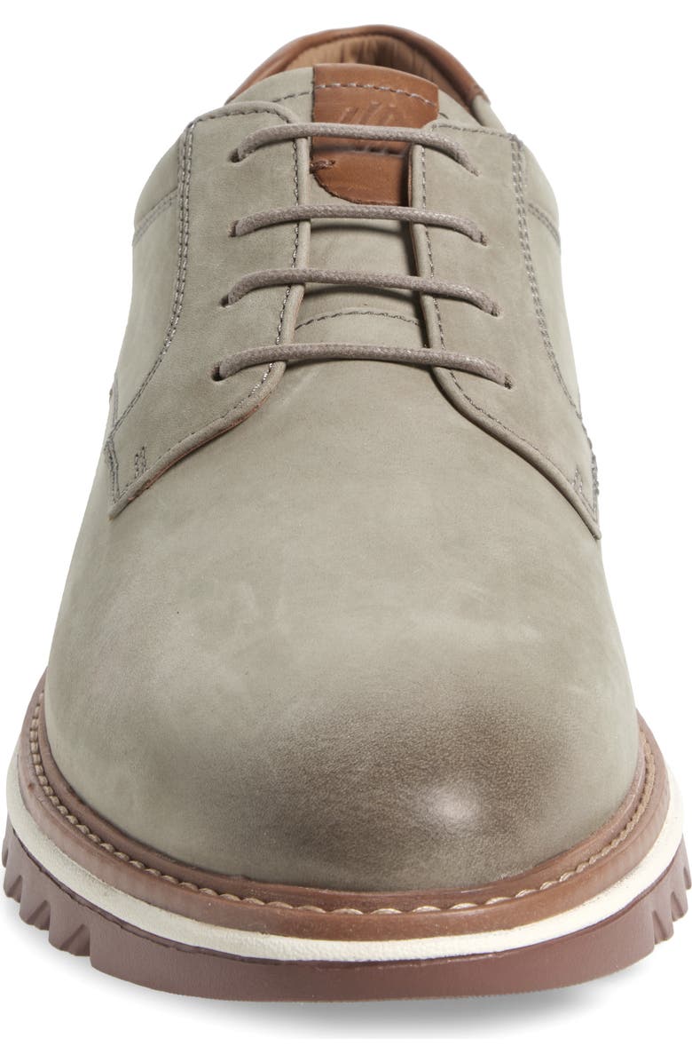Johnston & Murphy Braydon Plain Toe Derby, Alternate, color, Grey