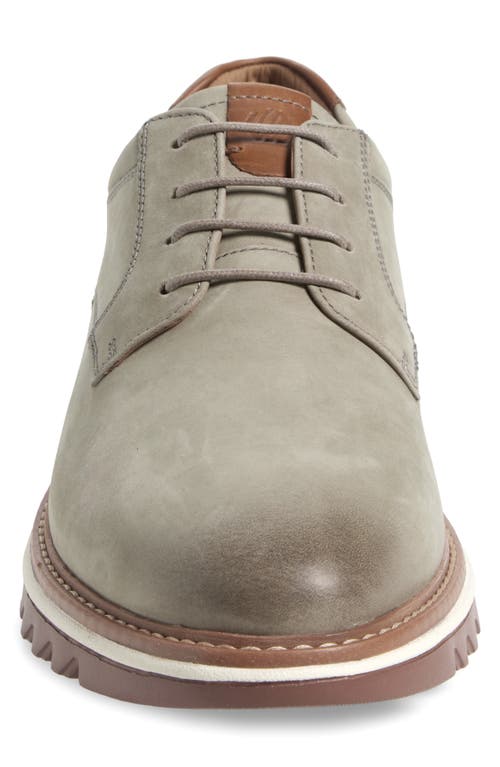 Johnston & Murphy Braydon Plain Toe Derby In Grey