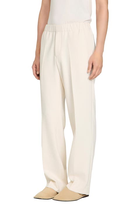 Wide-leg trousers
