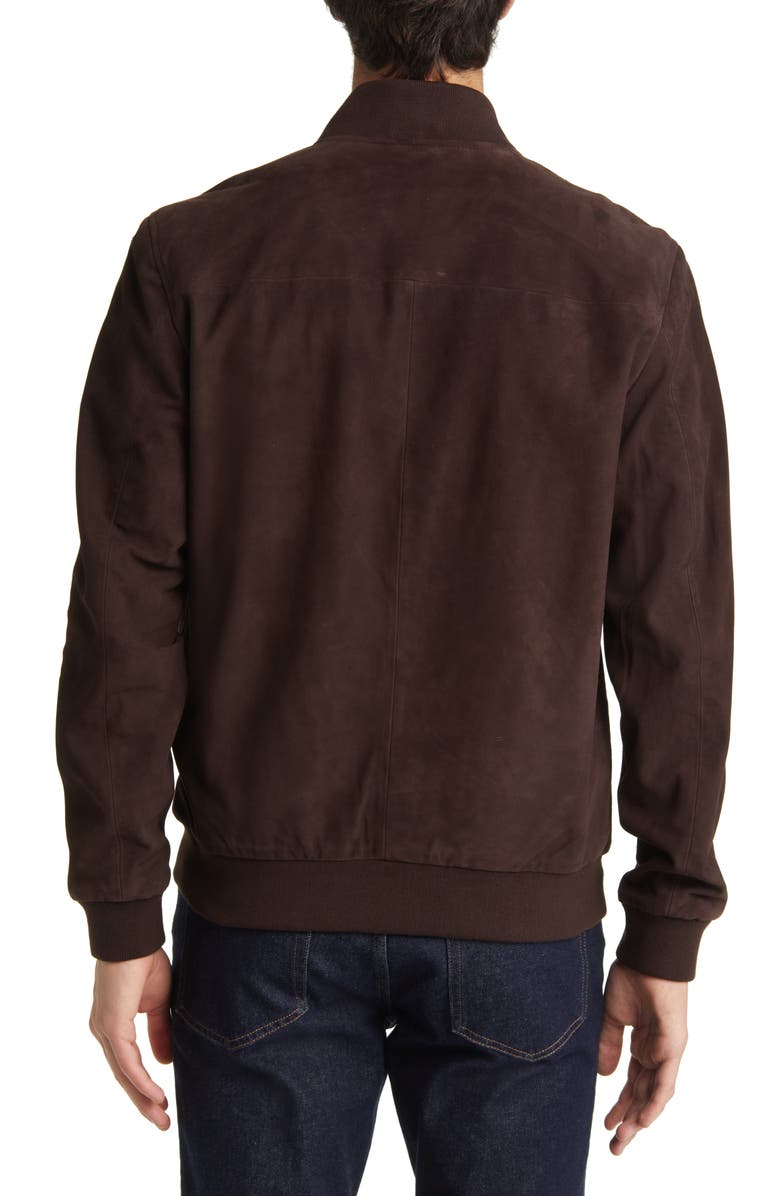 Nordstrom Suede Bomber Jacket, Alternate, color, 