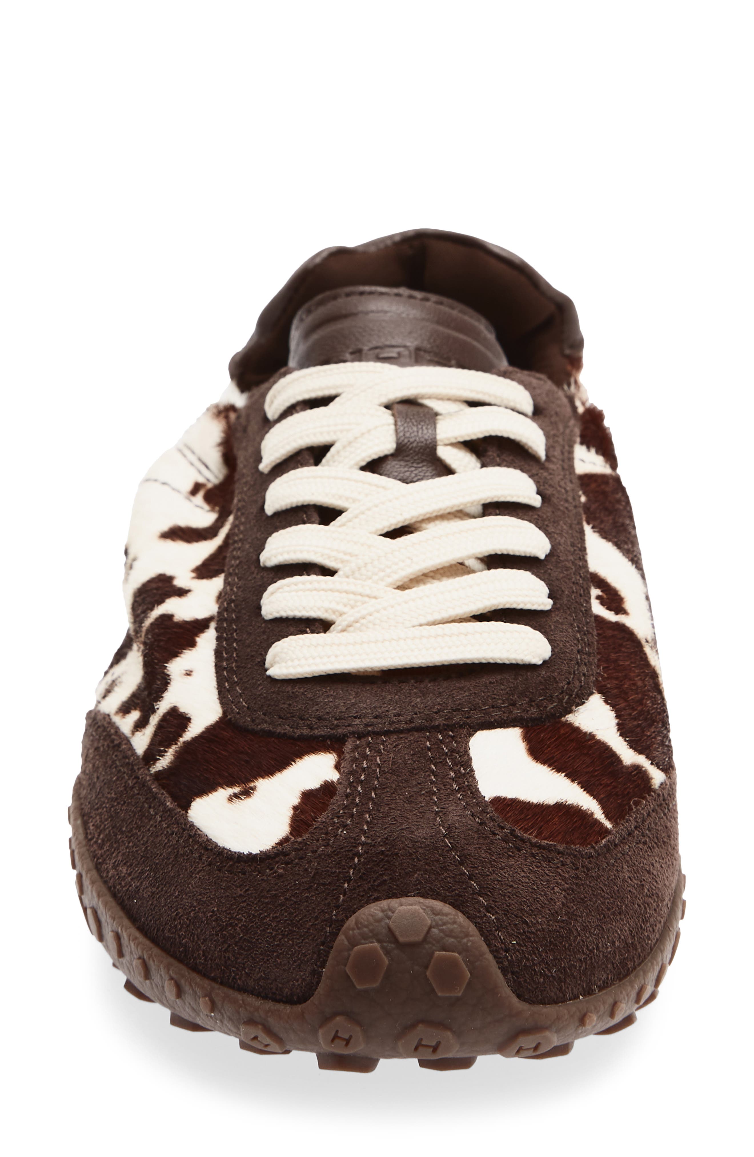Bridge Genuine Calf Hair Sneaker, Alternate, color, ANIMAL PRINT