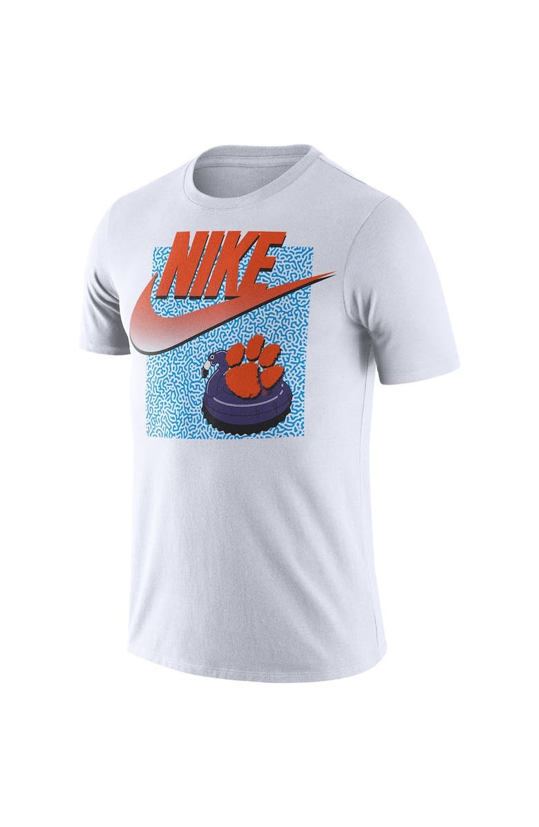 Nike Men's Nike White Clemson Tigers Swoosh Spring Break T-Shirt, Alternate, color, White