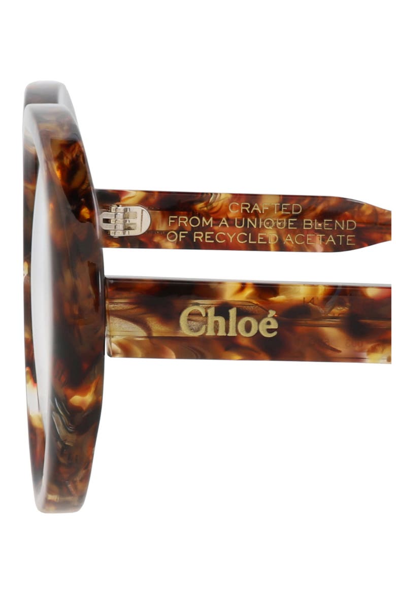 53mm Round Optical Glasses, Alternate, color, HAVANA HAVANA TRANSPARENT