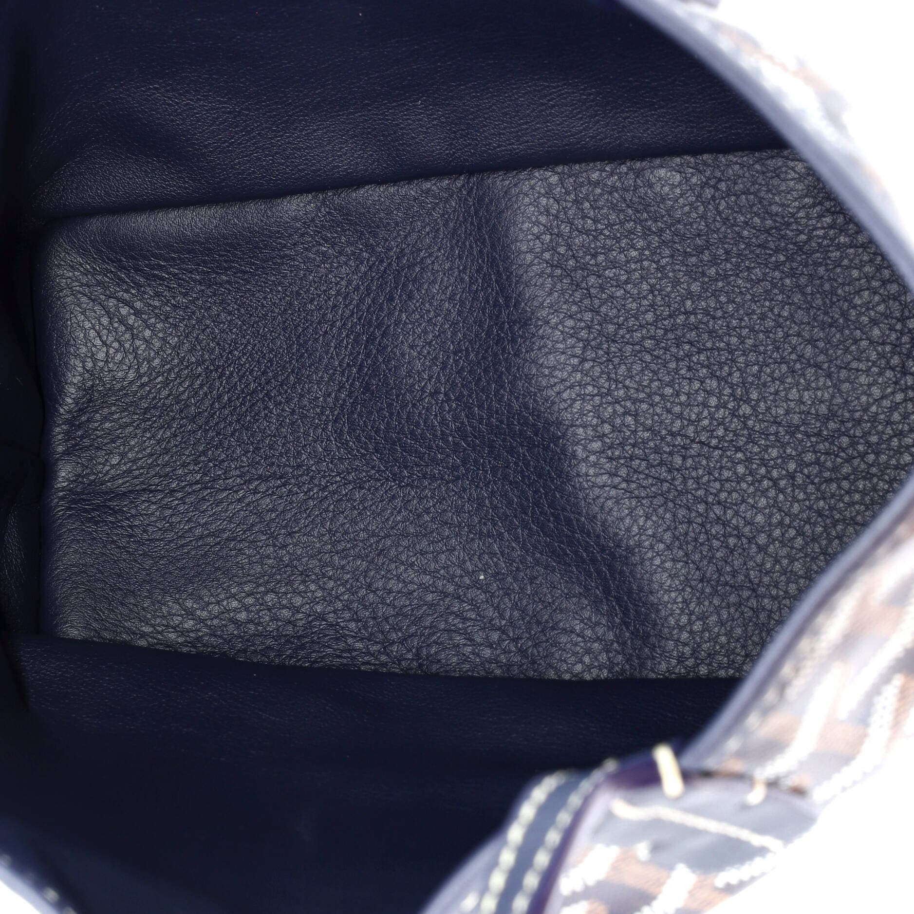 Pre-Owned Goyard Anjou Reversible Tote Coated Canvas Mini, Alternate, color, Blue