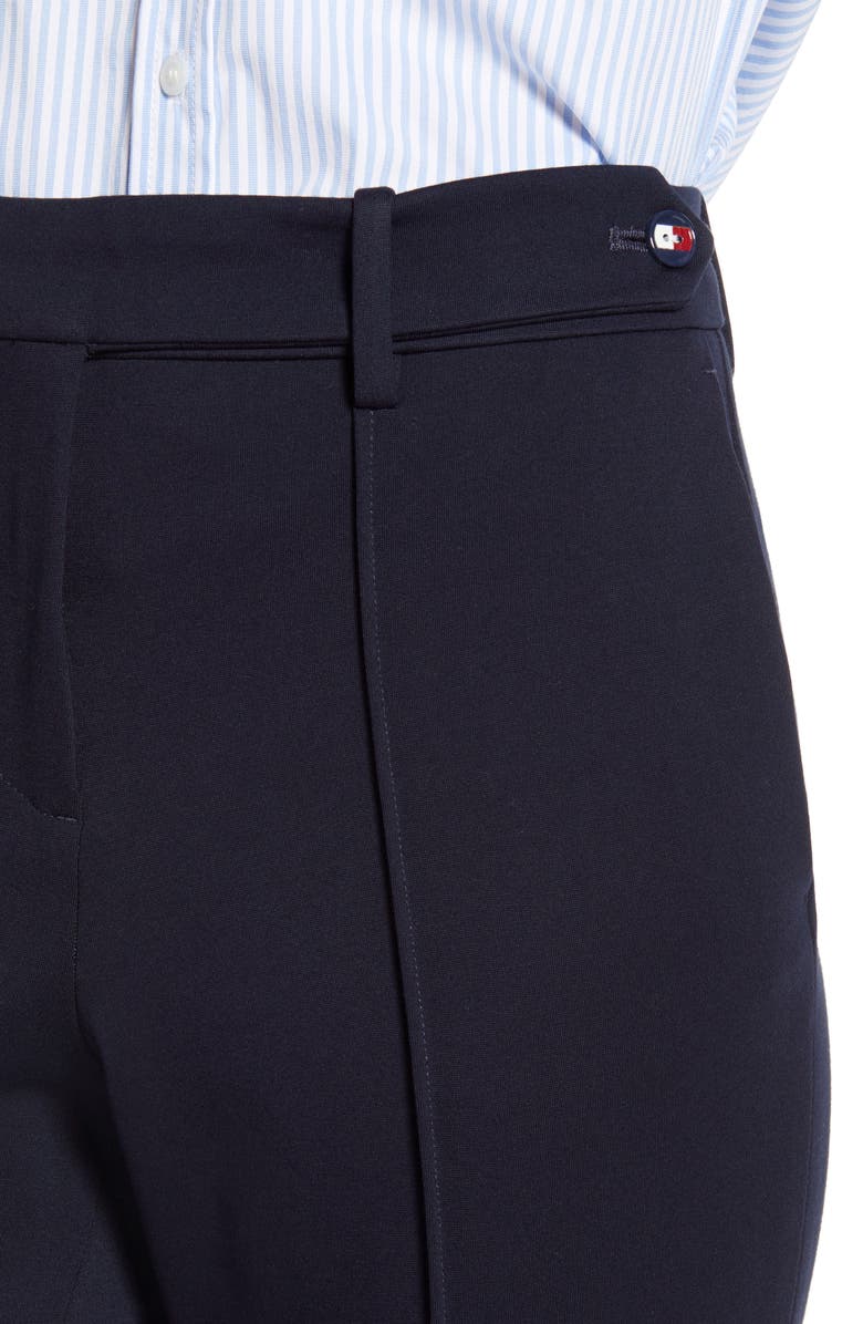 Tommy Hilfiger Slim Pintuck Seam Ponte Trousers, Alternate, color, 