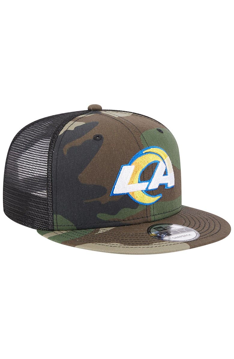 New Era Men's New Era Camo Los Angeles Rams Classic Trucker 9FIFTY Snapback Hat, Alternate, color, Camo