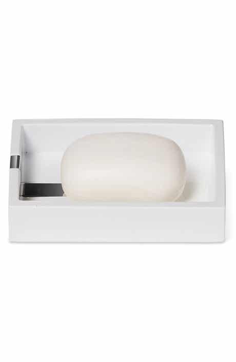 ROSELLI TRADING COMPANY Houston Street White Soap Dish