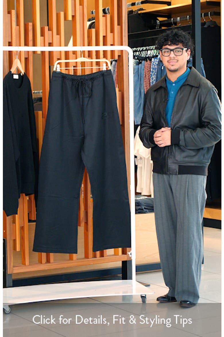 Lounge Core Fleece Wide Leg Sweatpants (Men) | Nordstrom
