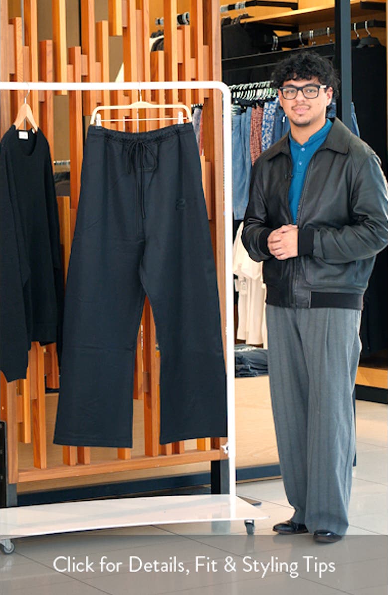 Lounge Core Fleece Wide Leg Sweatpants, sales video thumbnail