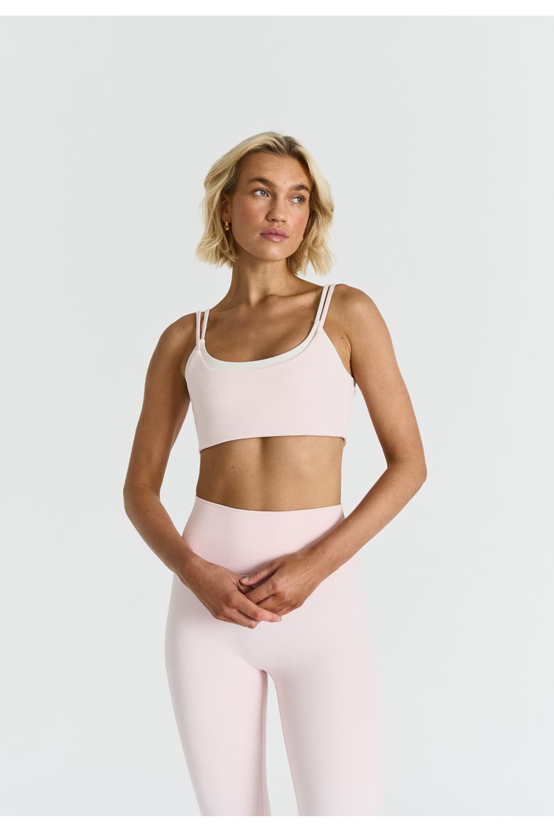 Softsculpt Double Layer Bra, Alternate, color, Ballet Slipper