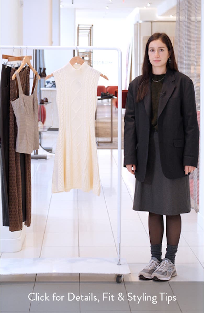 Charade Wool Blend Sweater Dress, sales video thumbnail