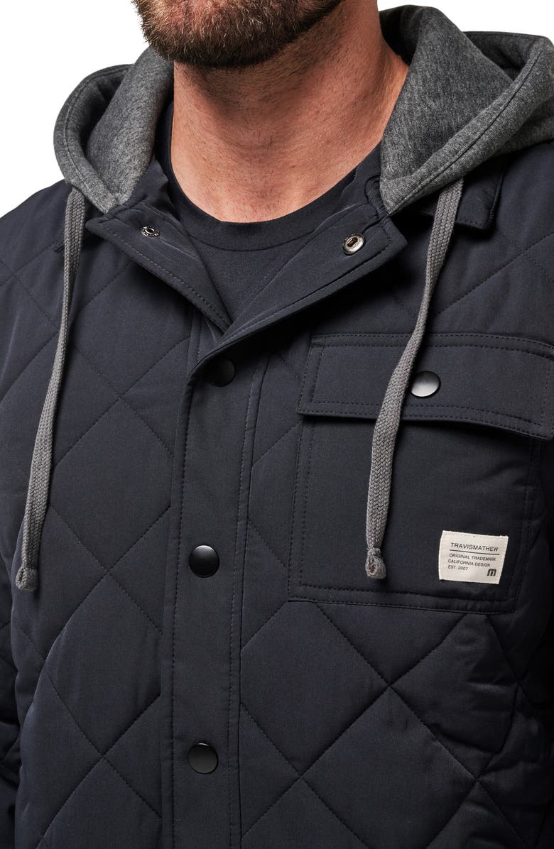 TravisMathew Grey Wave Jacket, Alternate, color, 