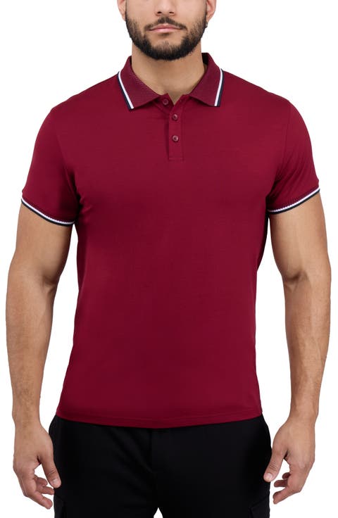 Texture Cotton Knit Polo