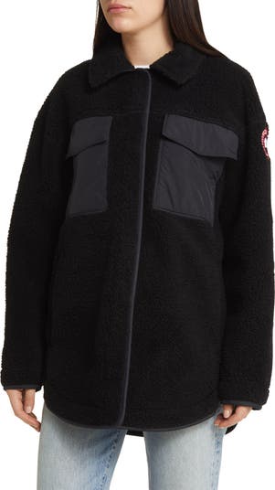【 】暖かフリース・ジャケット Simcoe Shirt Jacket Canada Goose Simcoe Sherpa Shirt Jacket | Saks Fifth Avenue