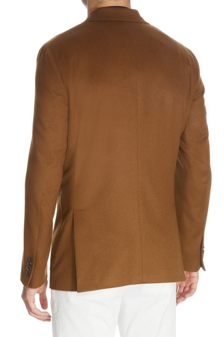 Delta Unstructured Cashmere Sport Coat, Alternate, color, MID BROWN