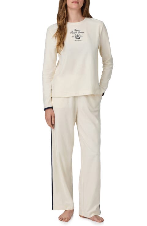 Long Sleeve Crewneck Pajama Set