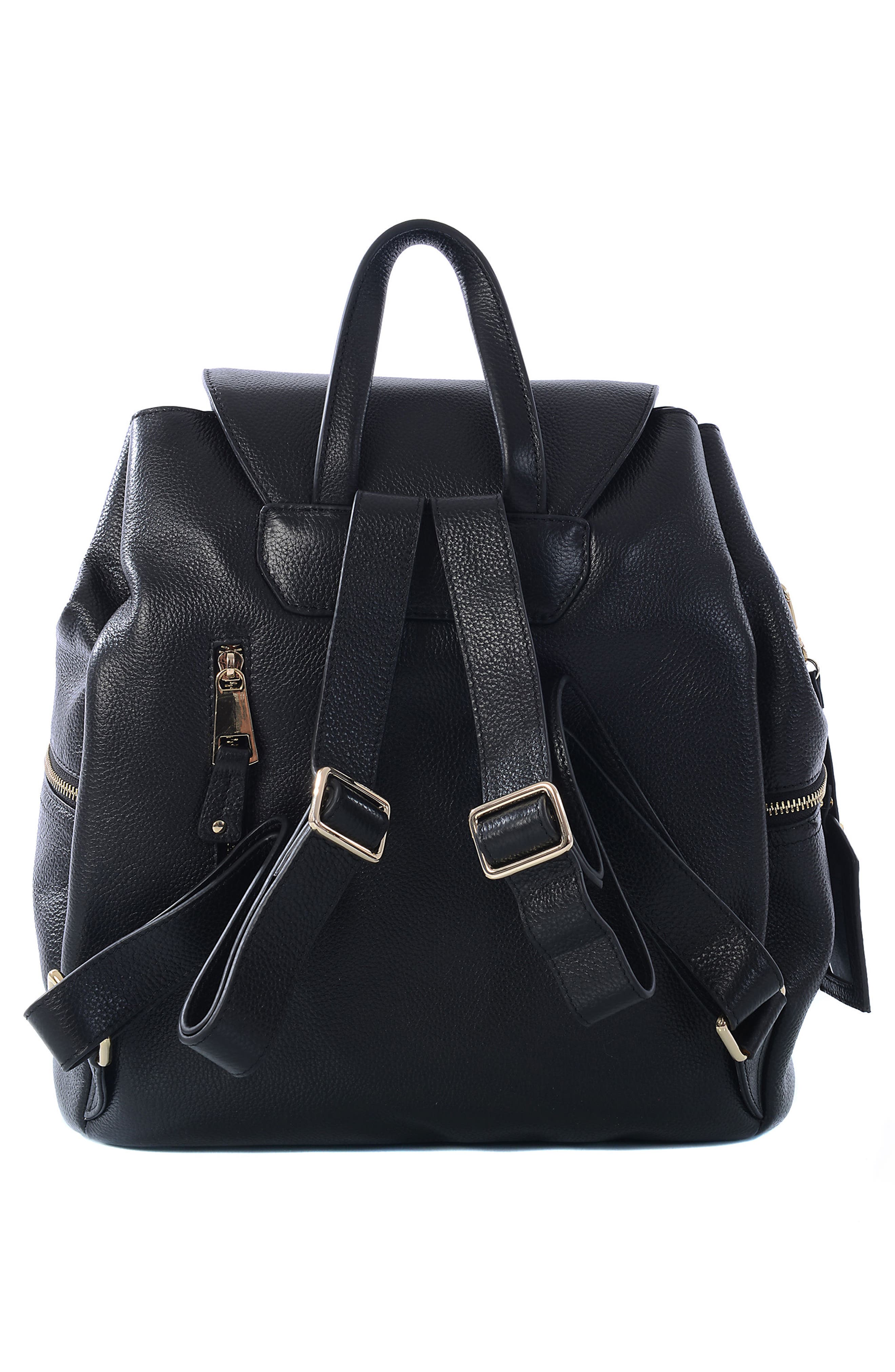 KERIKIT Thor Leather Diaper Backpack, Alternate, color, 