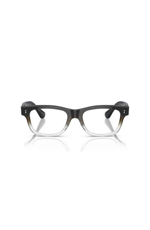 Oliver Peoples 53mm Rectangle Optical Glasses In Multi
