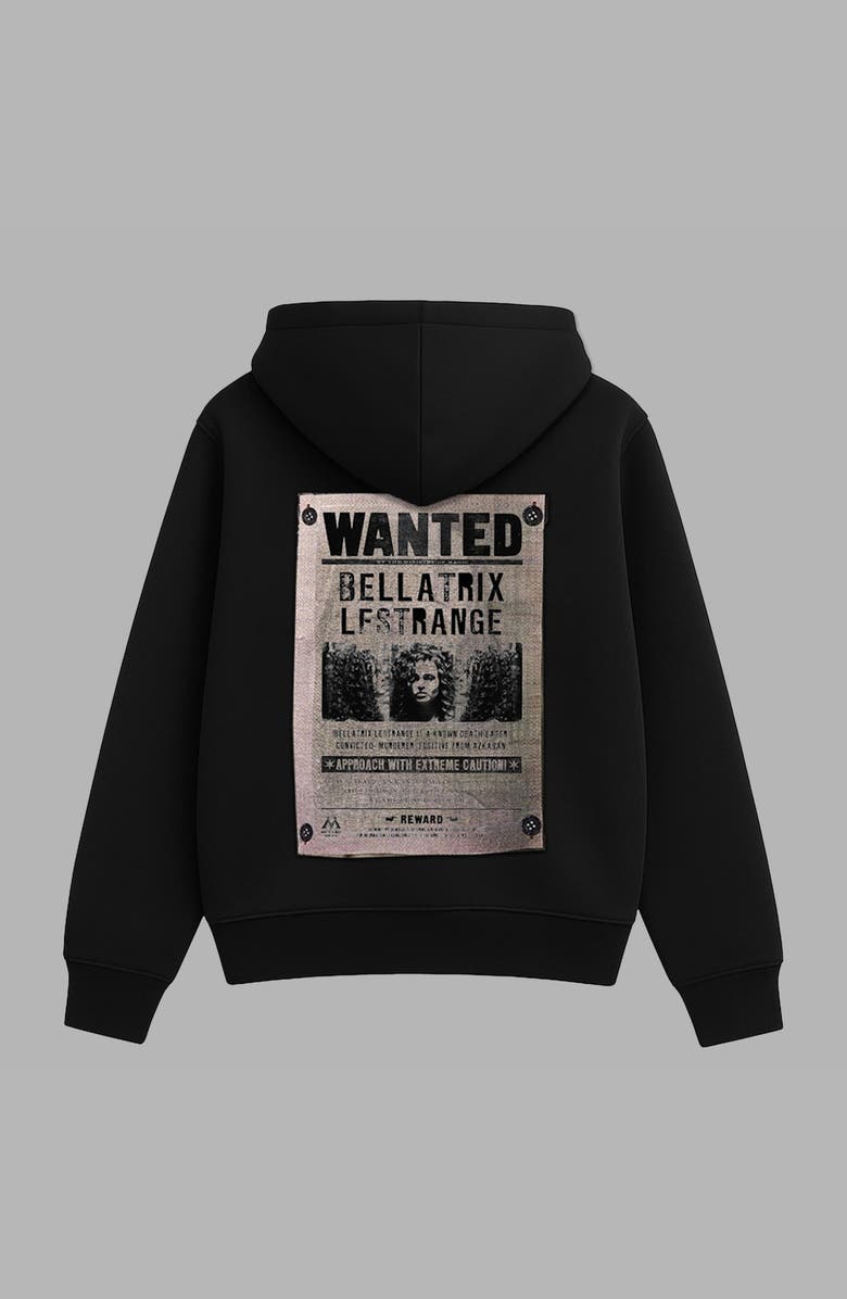 Blvck Harry Potter x Blvck 'Bellatrix Wanted' Hoodie, Main, color, 