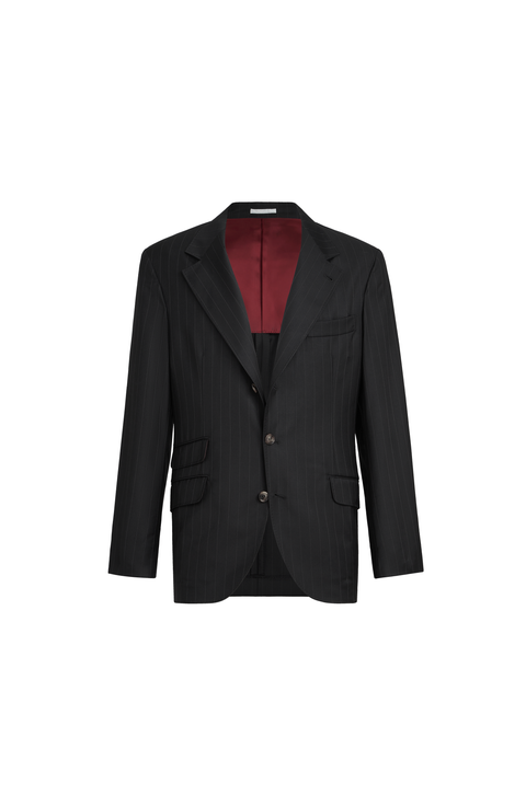 Chalk stripe unconstructed Cavallo blazer