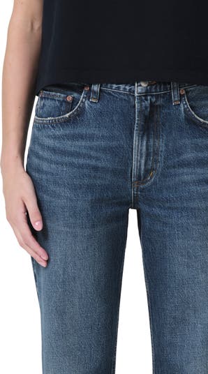 AGOLDE Valen High Waist Ankle Straight Leg Jeans | Nordstrom