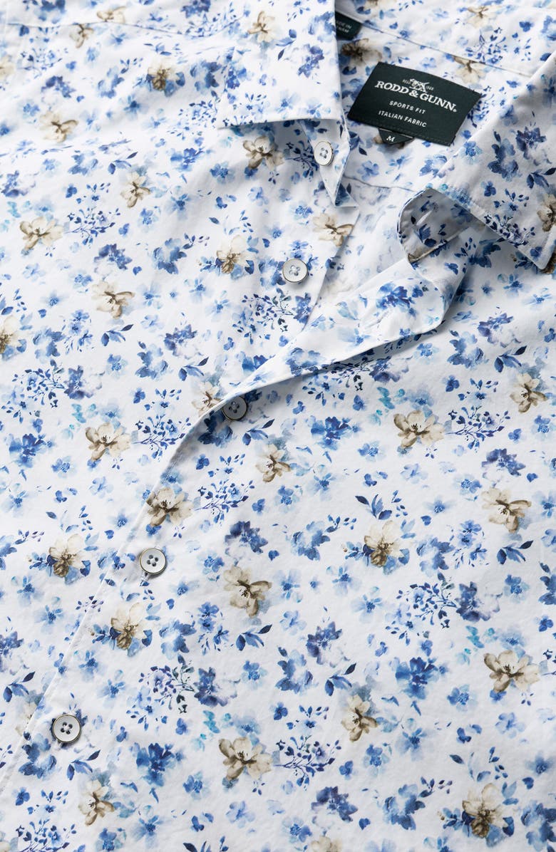 Rodd & Gunn Dunsirk Short Sleeve Button-Up Shirt, Alternate, color, Mist