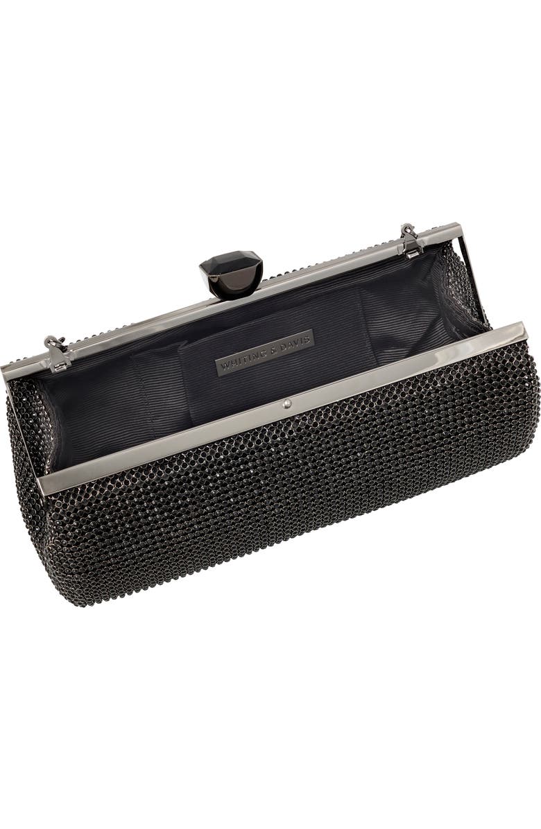 Whiting & Davis Grace Crystal Top, Alternate, color, Black