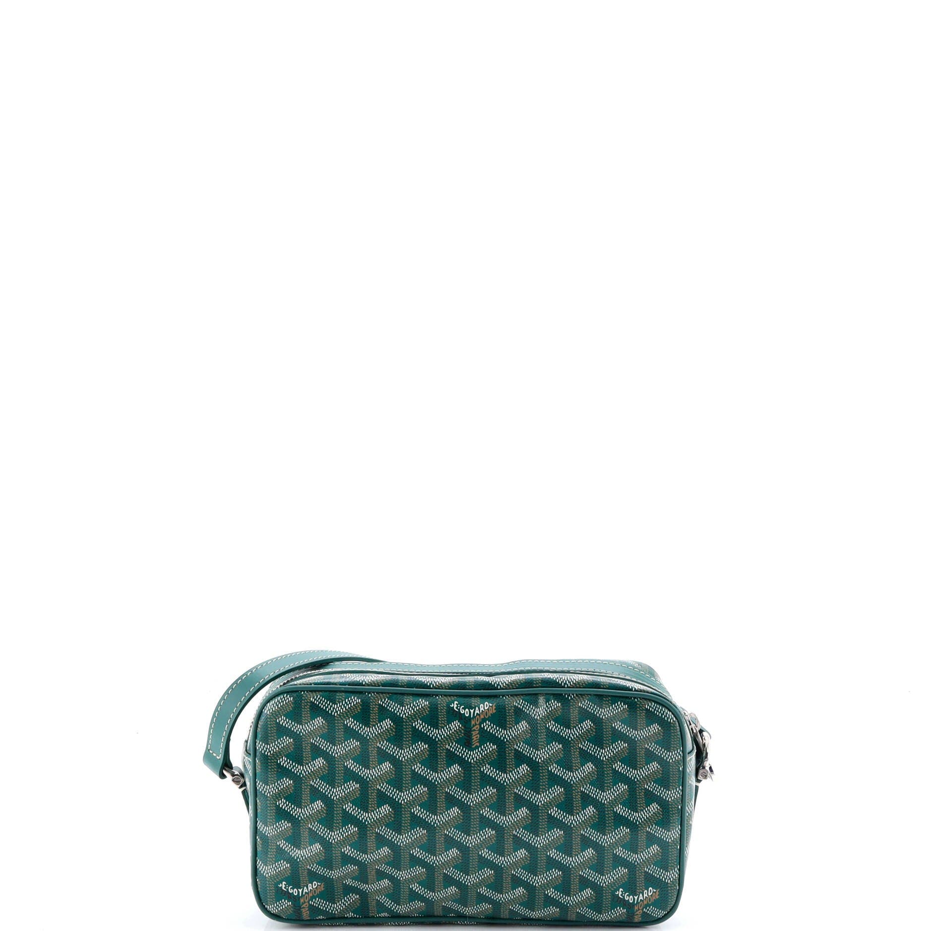 Pre-Owned Goyard Cap Vert Bag Coated Canvas, Alternate, color, Green