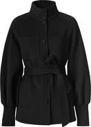 Mackage Shania Double Face Belted Wool Jacket