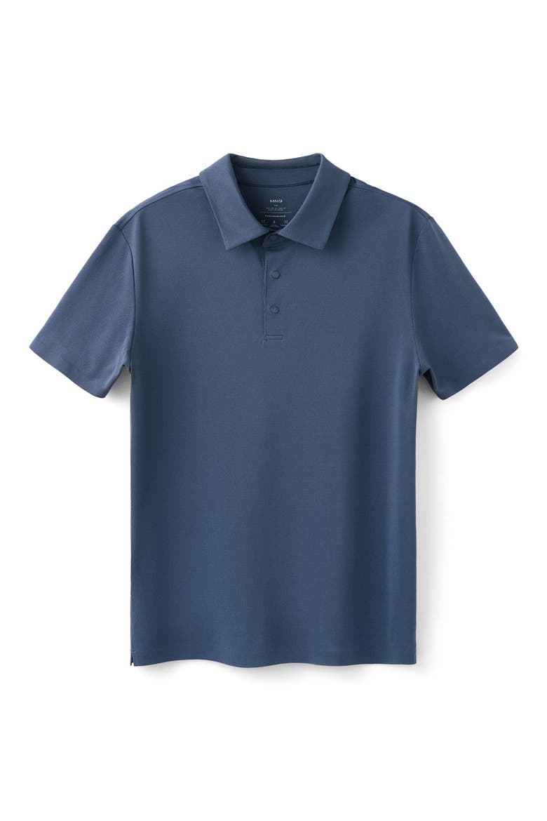 Slim Fit Coolmax® Polo, Alternate, color, INK BLUE