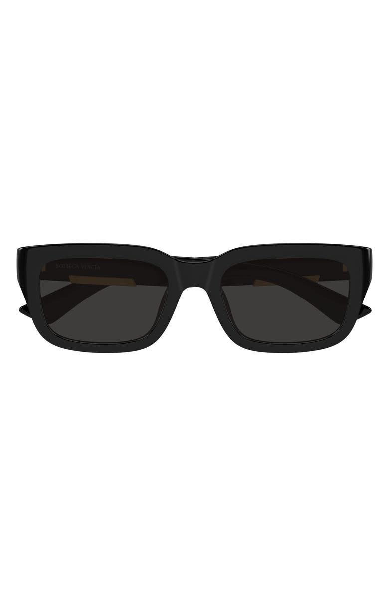 Bottega Veneta 54mm Rectangular Sunglasses, Main, color,