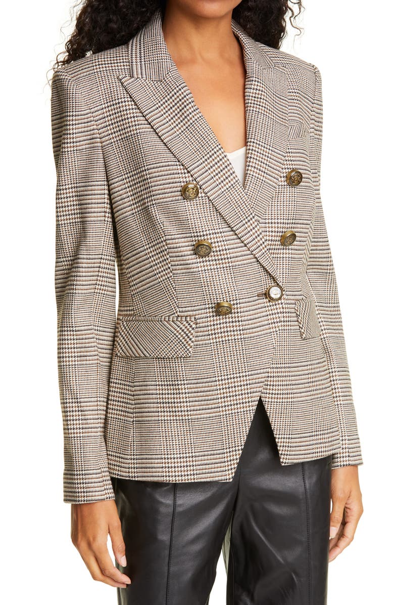 Veronica Beard Miller Glen Plaid Dickey Jacket, Alternate, color, 
