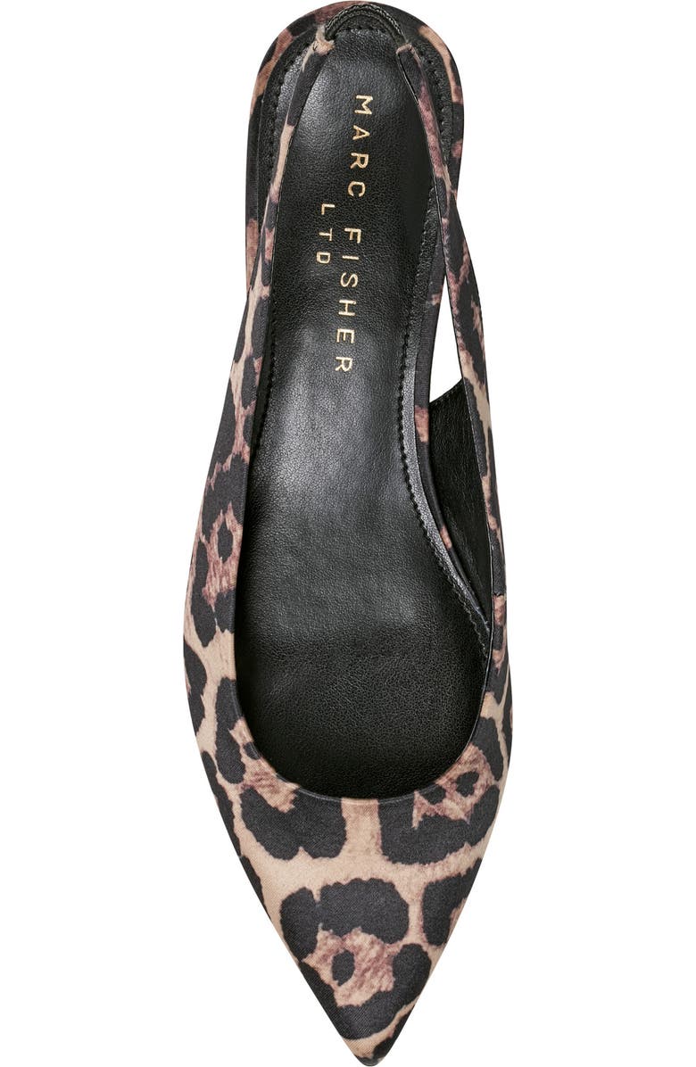 Marc Fisher LTD Posey Slingback Pointed Toe Kitten Heel Pump, Alternate, color,