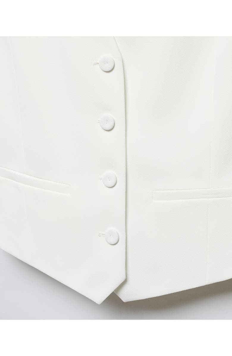 MANGO V-Neck Waistcoat, Alternate, color, 