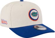 New Era Men's New Era Cream/Royal Florida Gators Loyal Corduroy 9SEVENTY Adjustable Hat