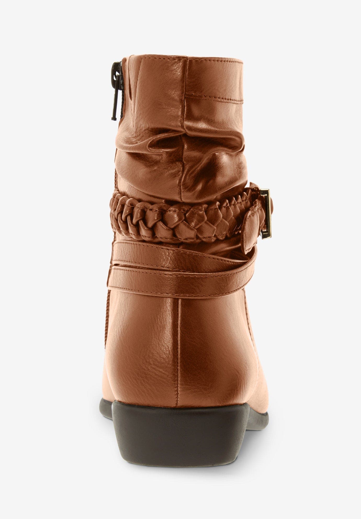 The Mickey Bootie, Alternate, color, COGNAC