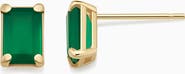 Oradina 14K Gold Date Me Birthstone Stud Earrings