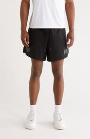Fear of God Essentials Logo Graphic Drawstring Gym Shorts