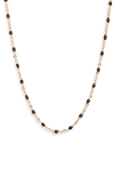 Kaz Bead Station Necklace