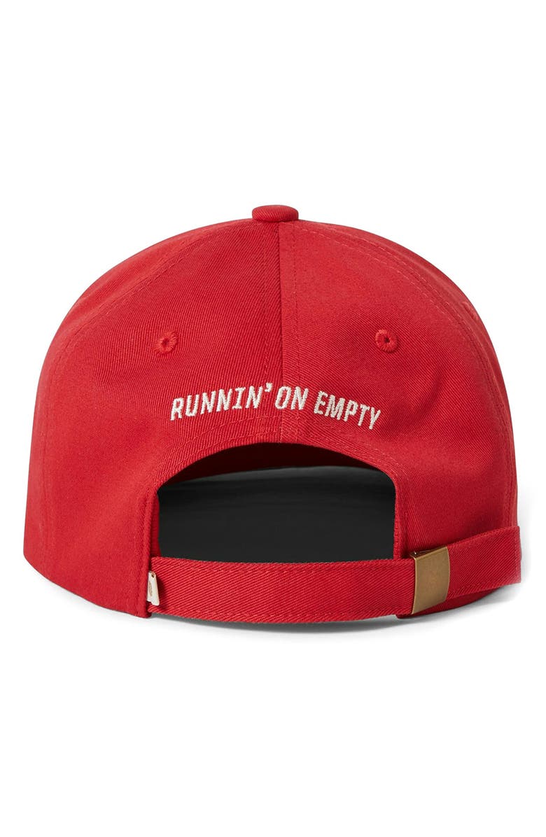 Brixton Running on Empty Netplus Baseball Hat, Alternate, color, Crimson/ White