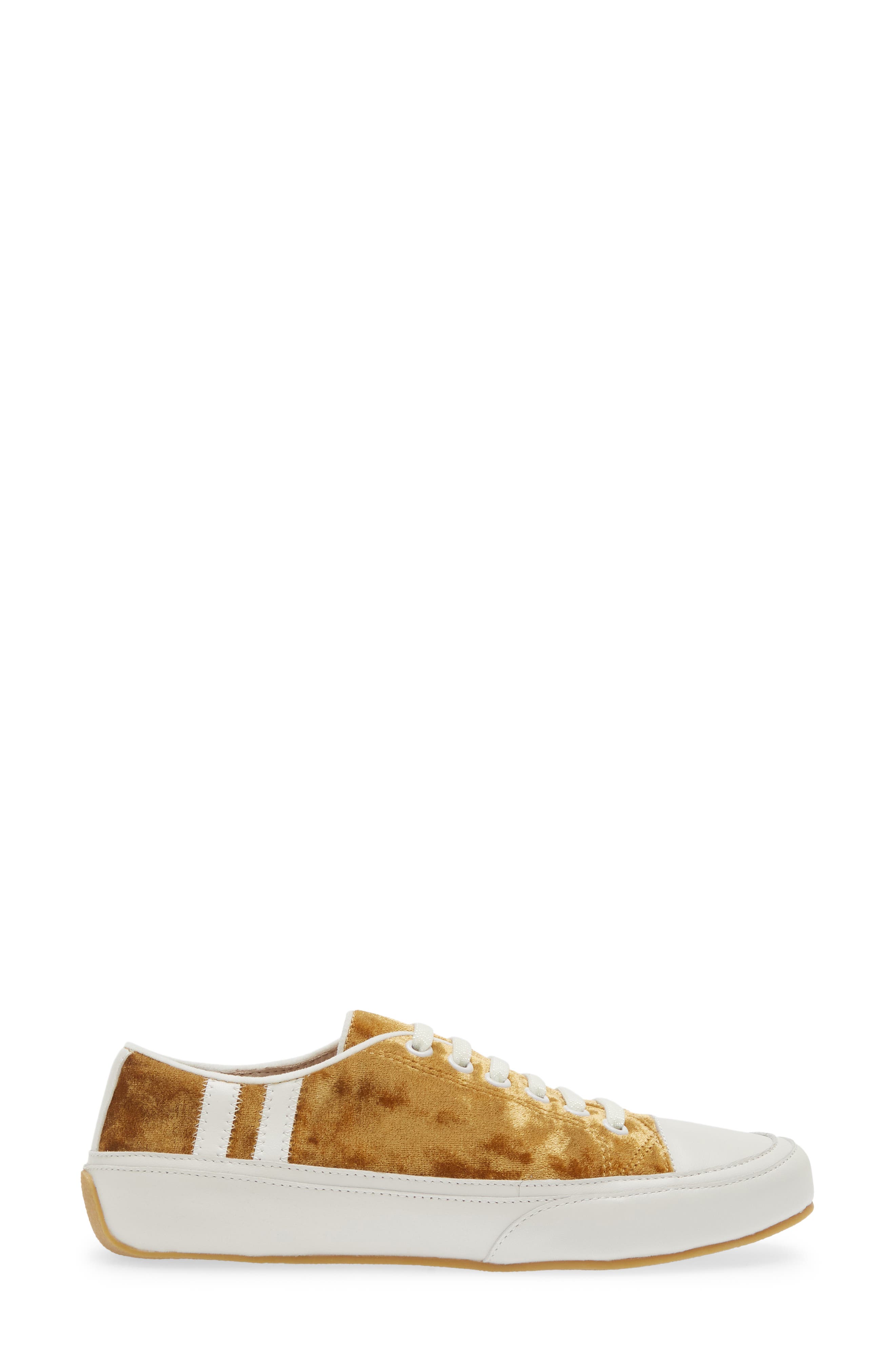 Rookie Sneaker, Alternate, color, GOLD VELVET