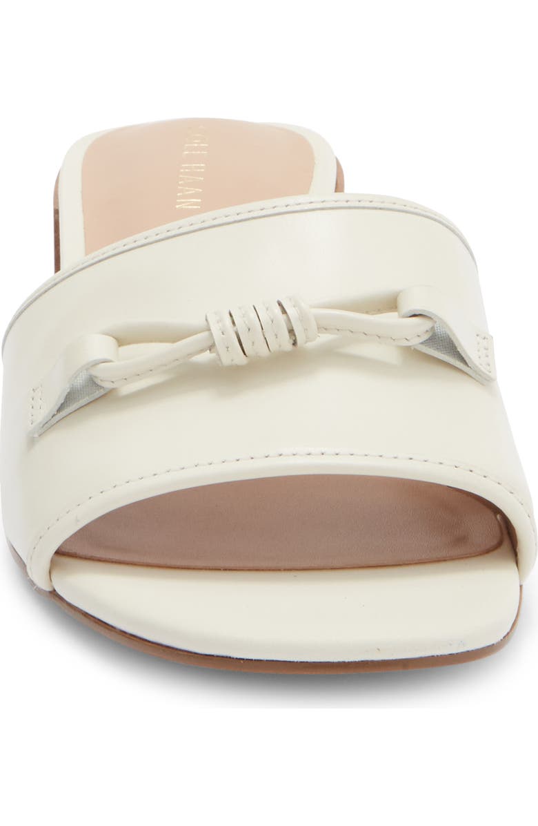 Cole Haan Cailyn Bow Slide Sandal, Alternate, color, Ivory Leather