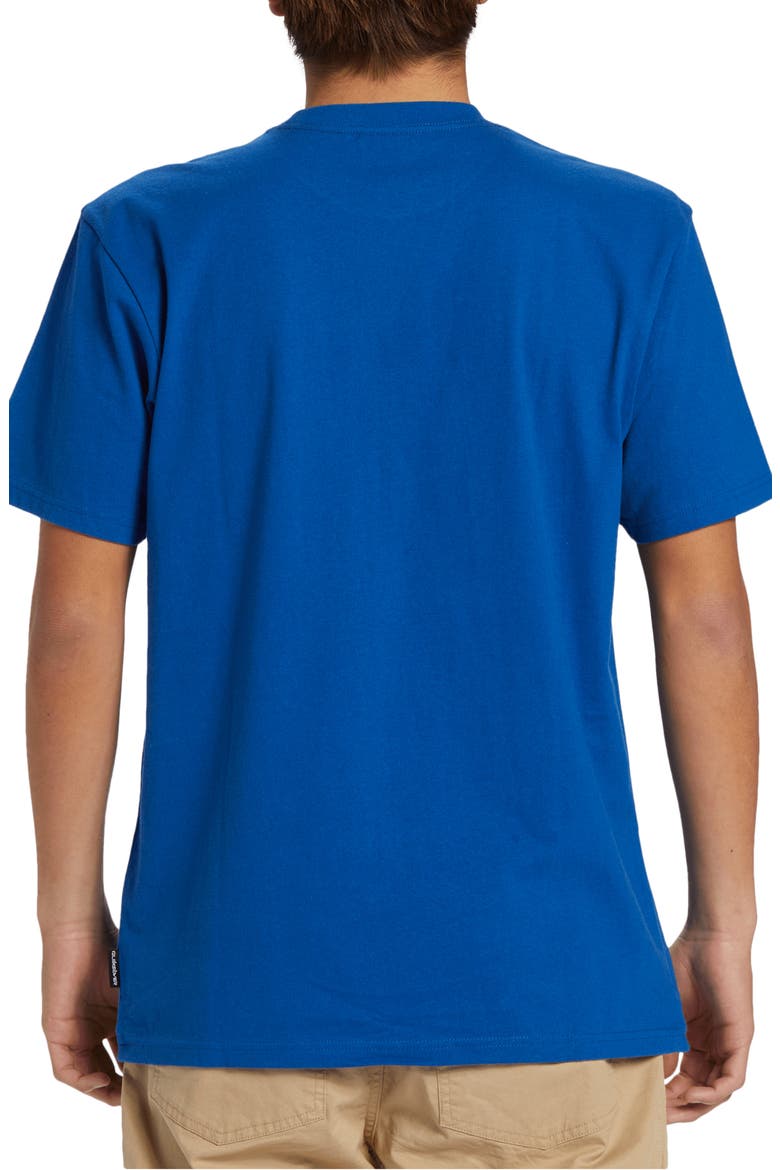 Rushed Logo Organic Cotton Graphic T-Shirt, Alternate, color, MONACO BLUE