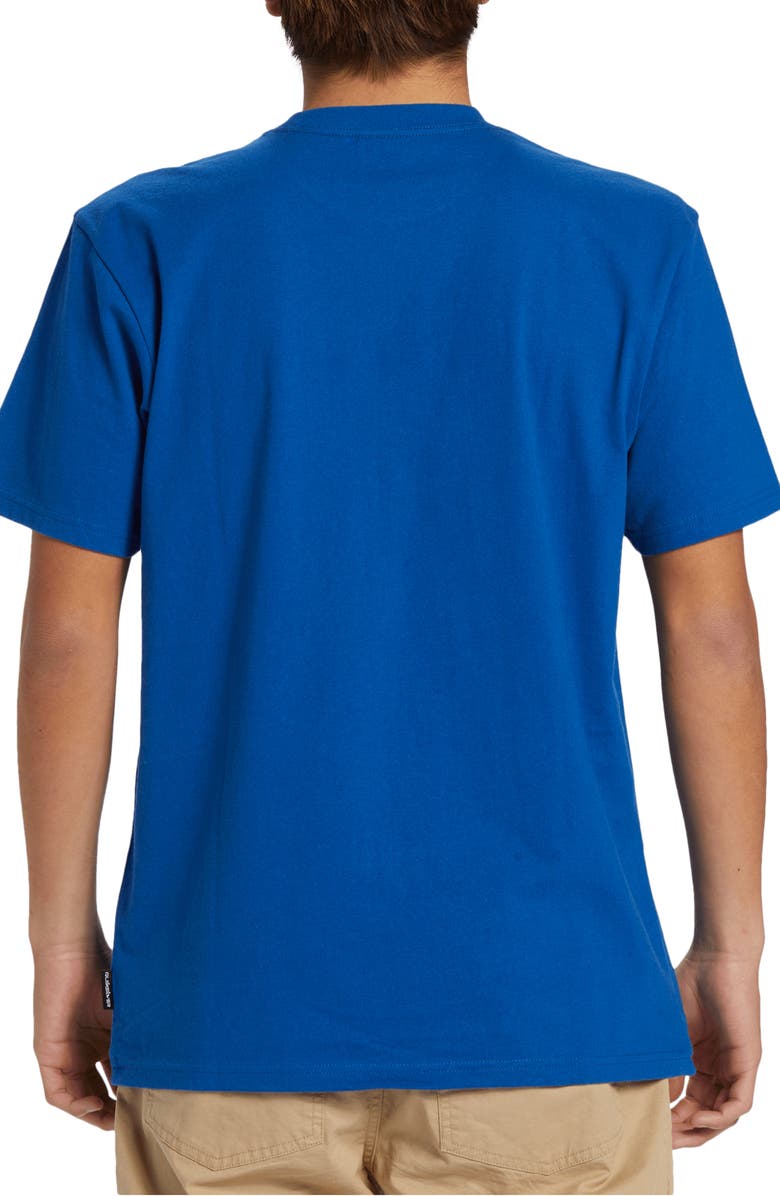 Quiksilver Rushed Logo Organic Cotton Graphic T-Shirt, Alternate, color, 