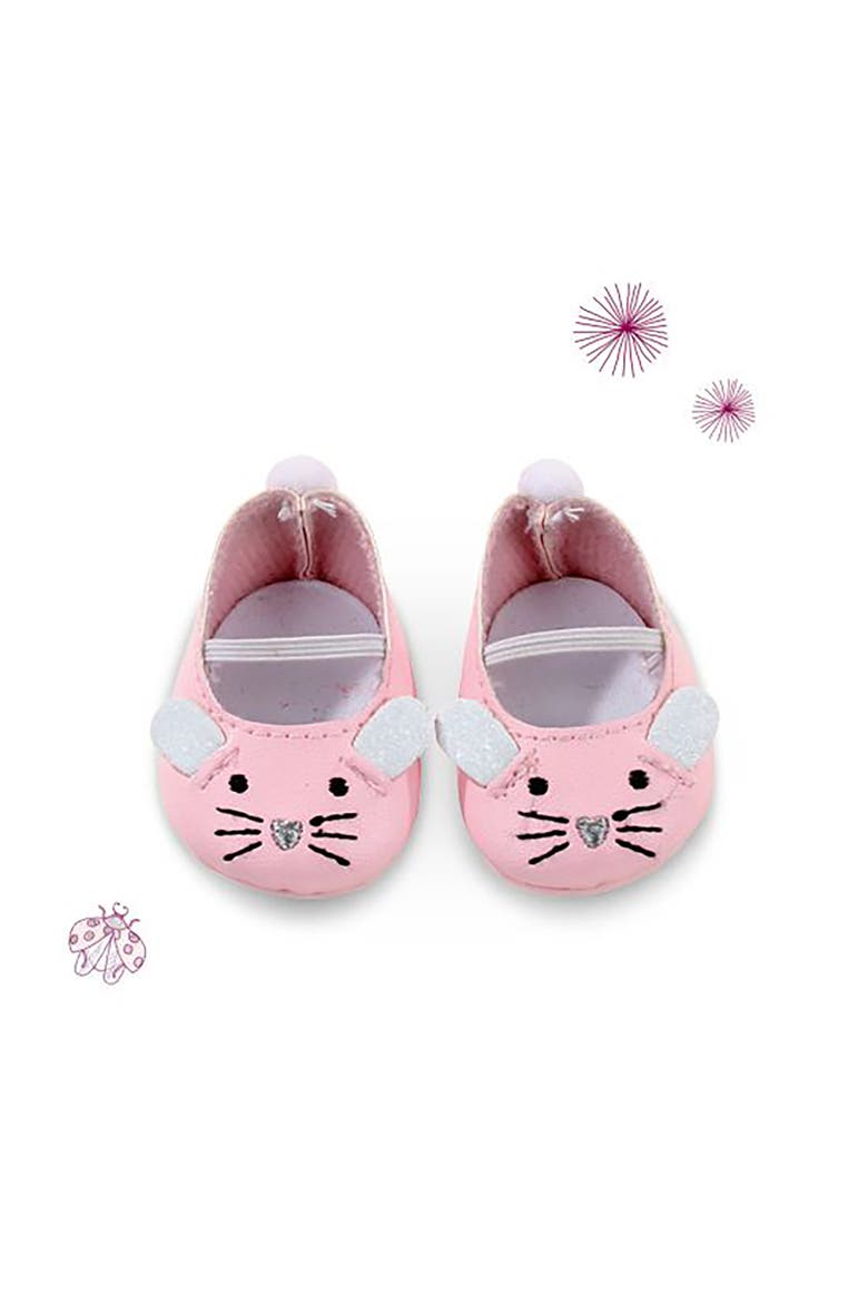Mouse Theme Baby Doll Shoes Accessories for Baby Dolls up to 13", Alternate, color, Pink