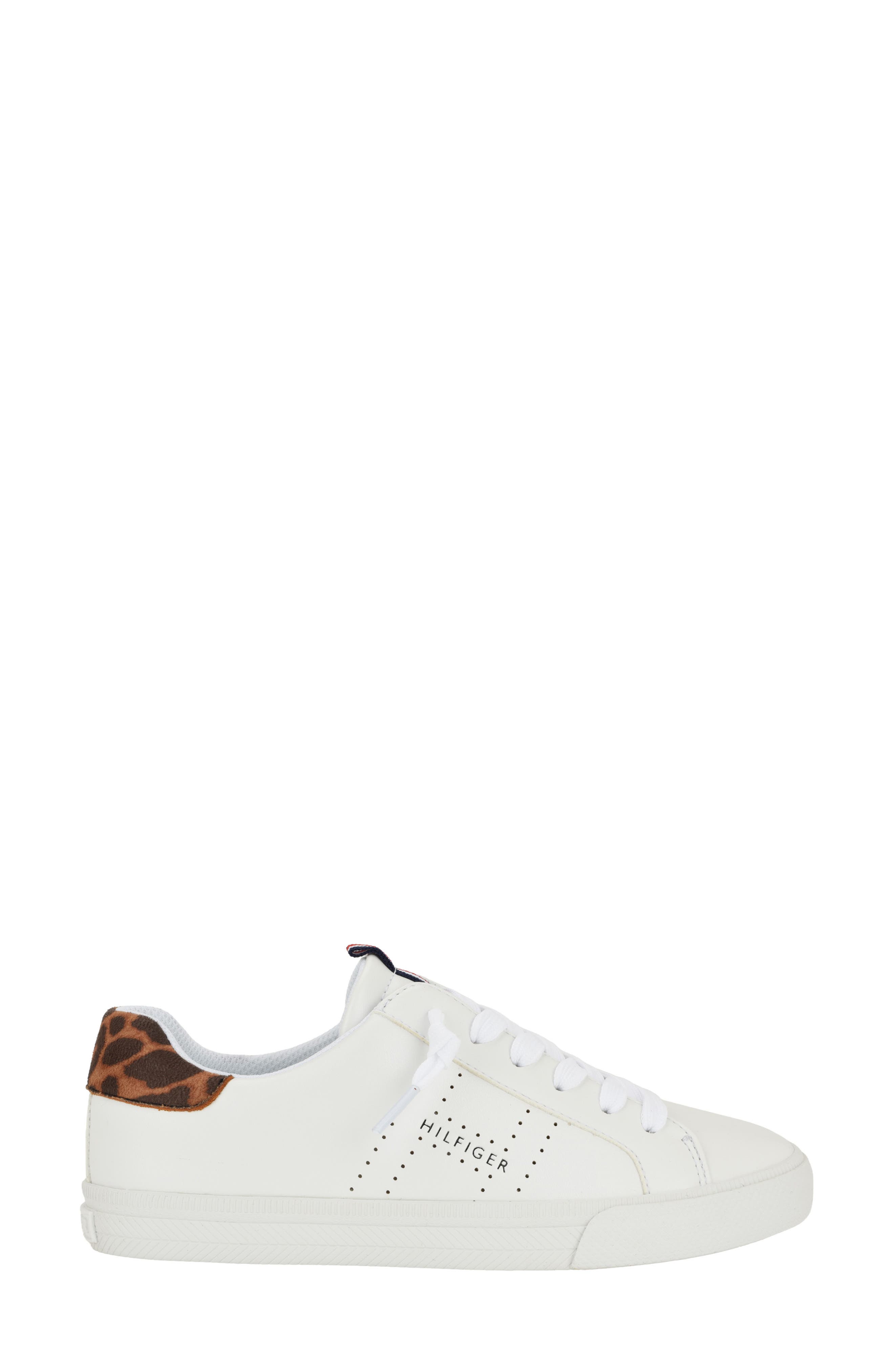 Lustina Sneaker, Alternate, color, WHITE/ TAN MULTI