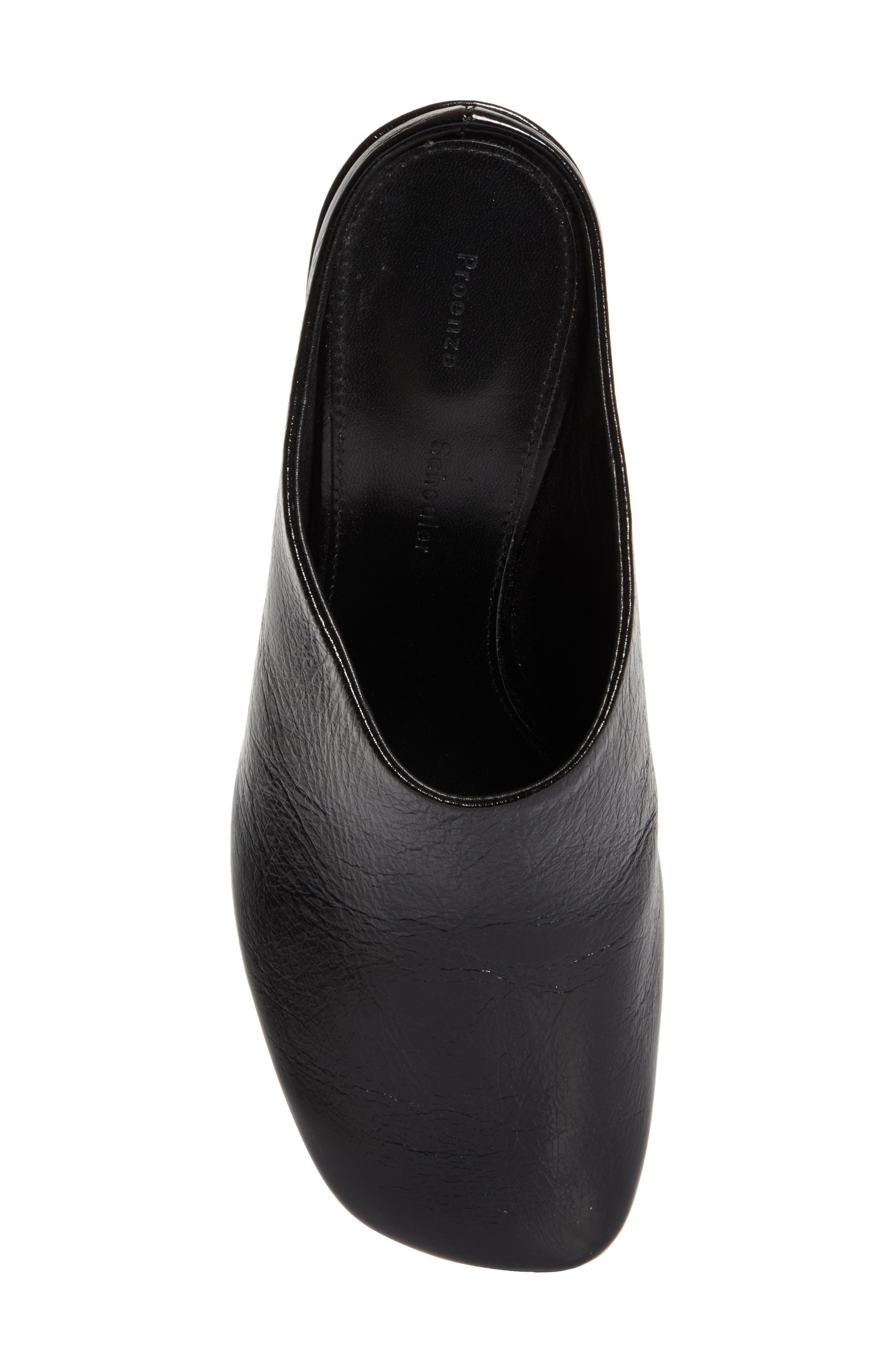Proenza Schouler Slant Mule, Alternate, color, Black